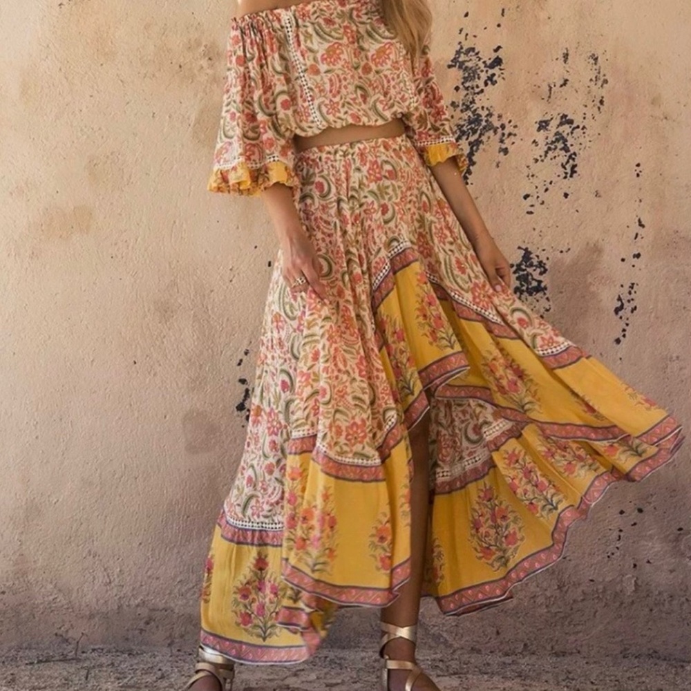 Miss June Top and Skirt Set